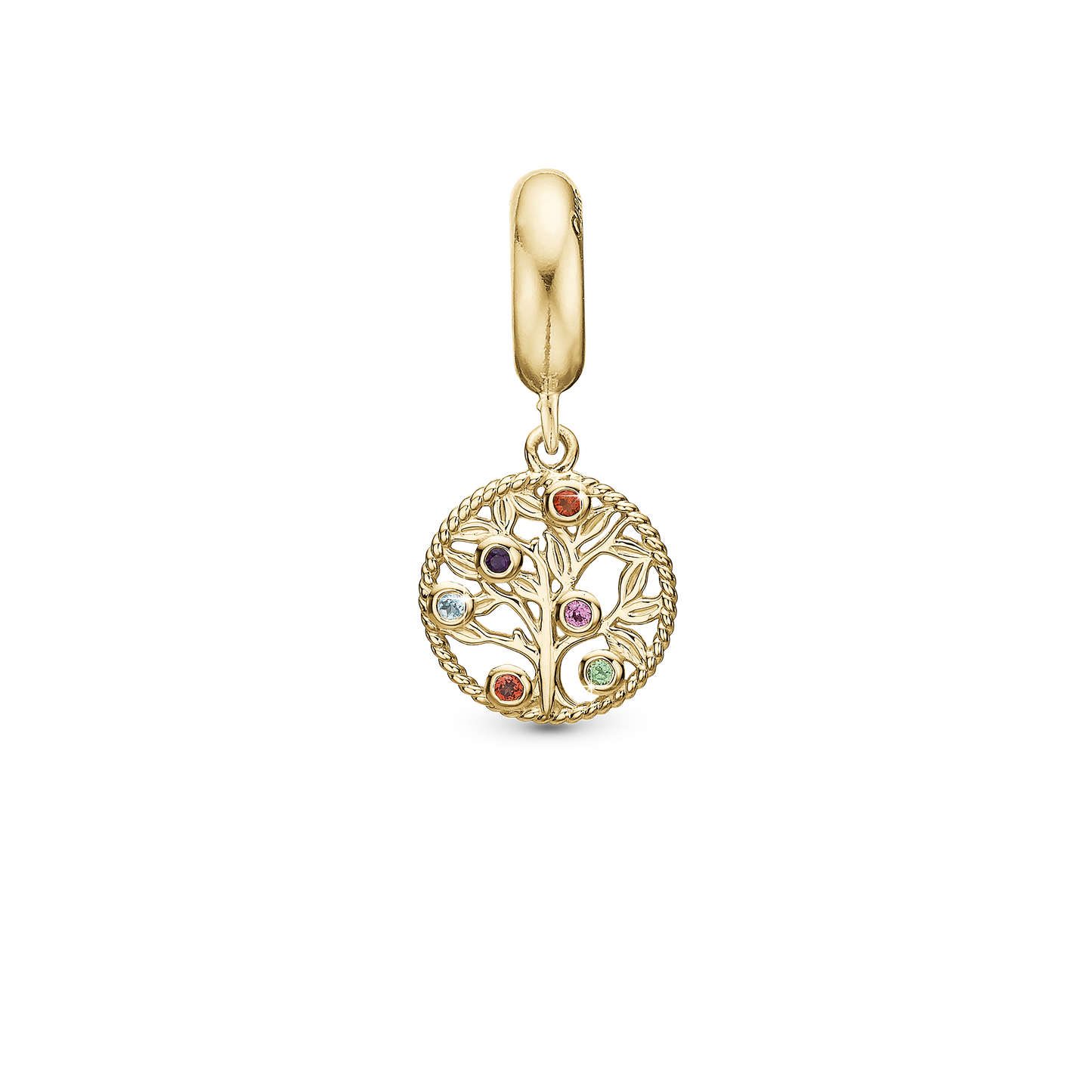 My Family Tree Charms with sølvBracelet - CHRISTINA