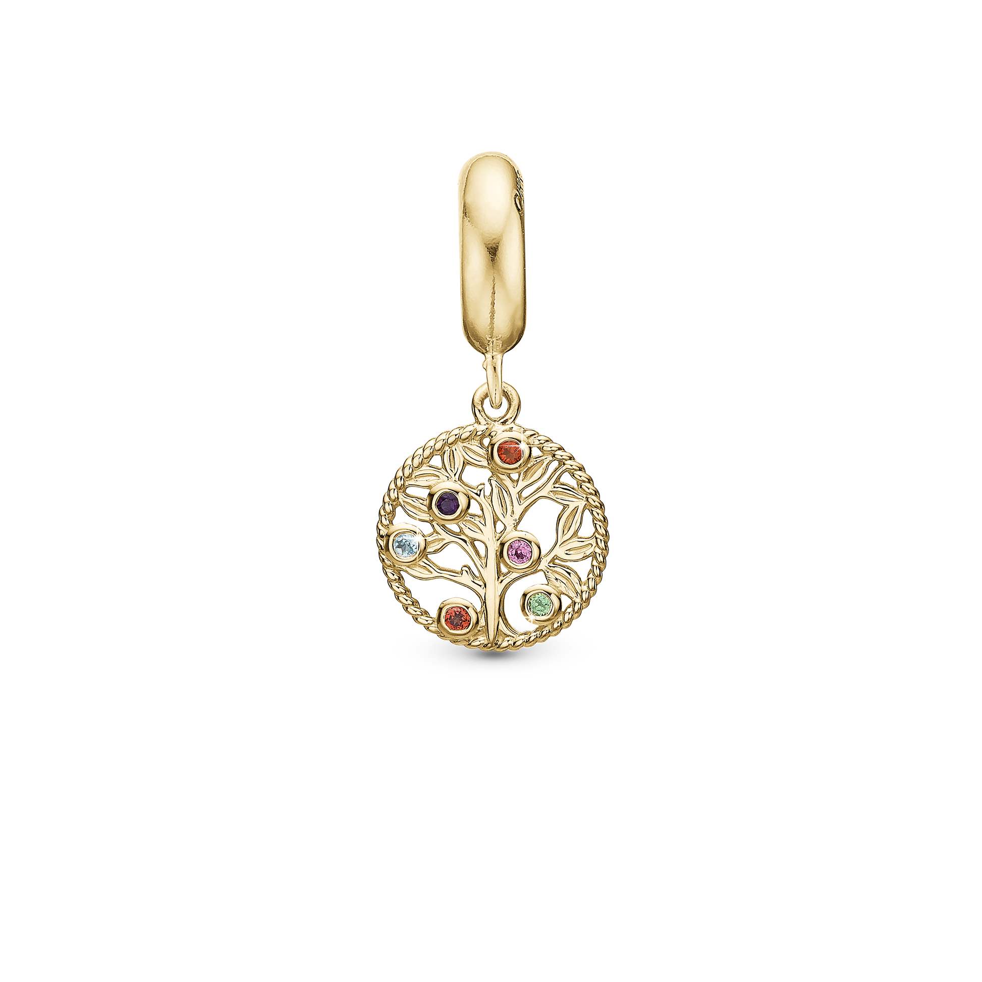 My Family Tree Charms with sølvBracelet - CHRISTINA