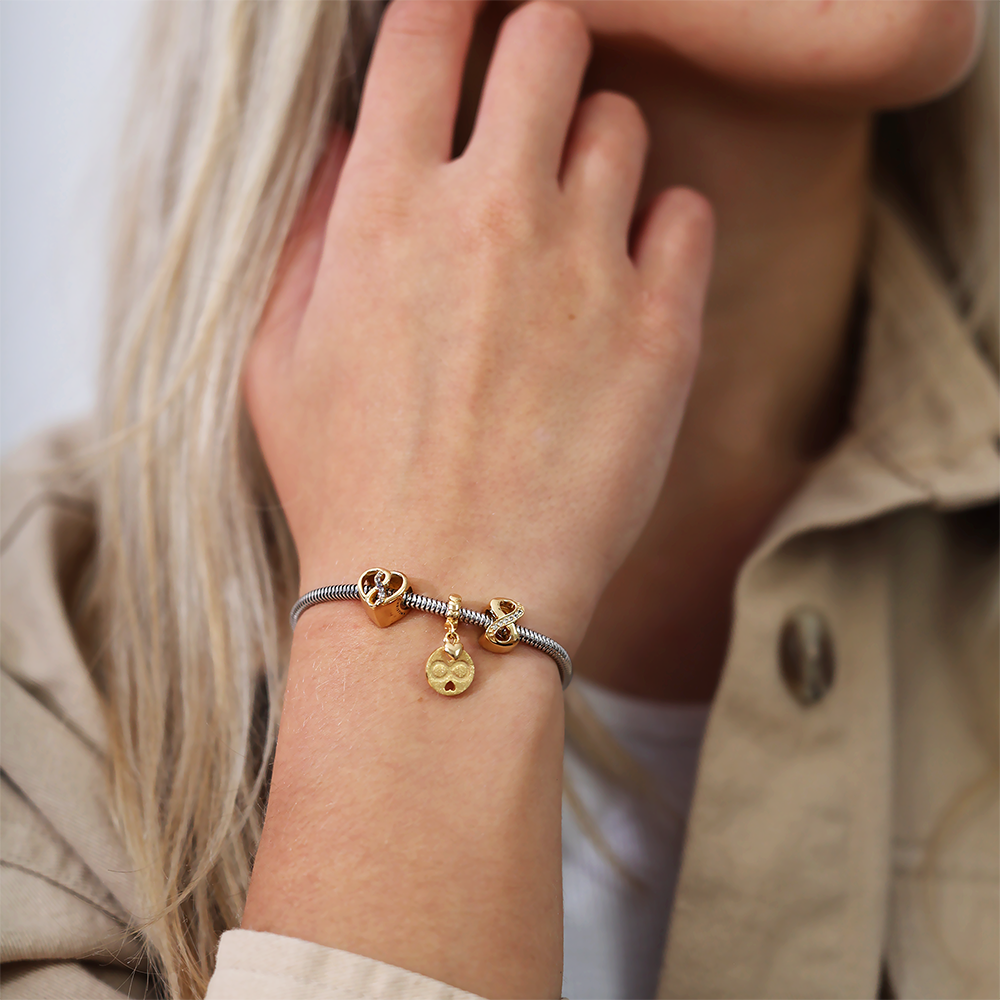 Eternity Charms with sølvBracelet - CHRISTINA
