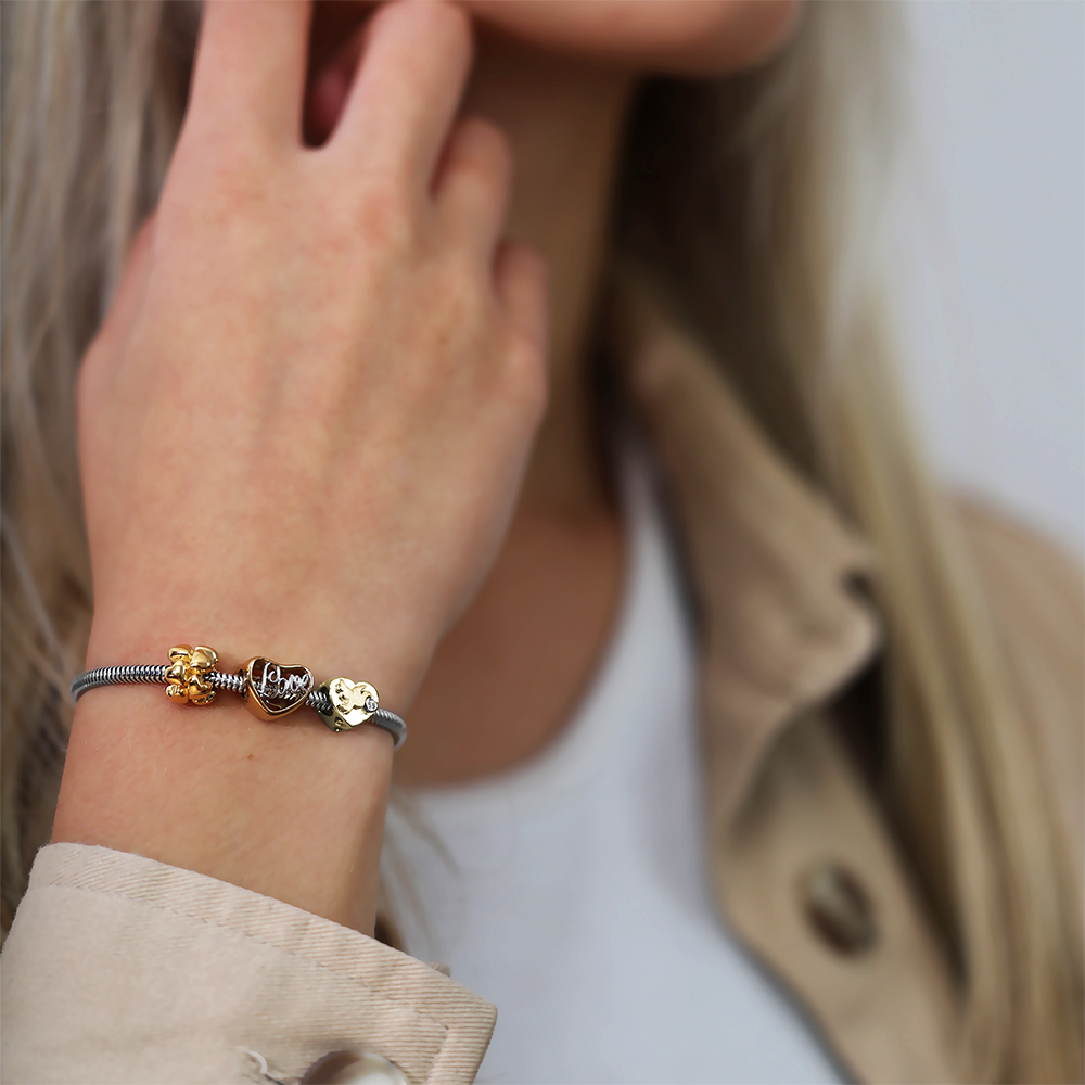 Blessed Charms with sølvBracelet - CHRISTINA