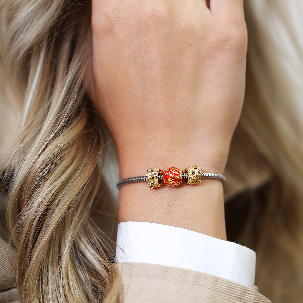 Tree of Love Charms with sølvBracelet - CHRISTINA