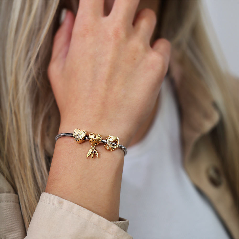 Good Luck Charms with sølvBracelet - CHRISTINA