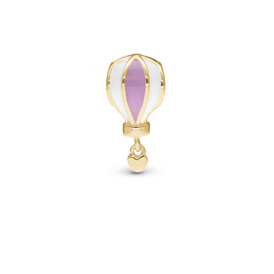 7th Heaven - Charm 4 mm for Bracelet - Polished Gold Plated Sterling Silver