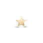 Glow in the dark - Star - Charm 4 mm for Bracelet - Polished Gold Plated Sterling Silver