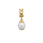 Moving Pearl Charms with sølvBracelet - CHRISTINA