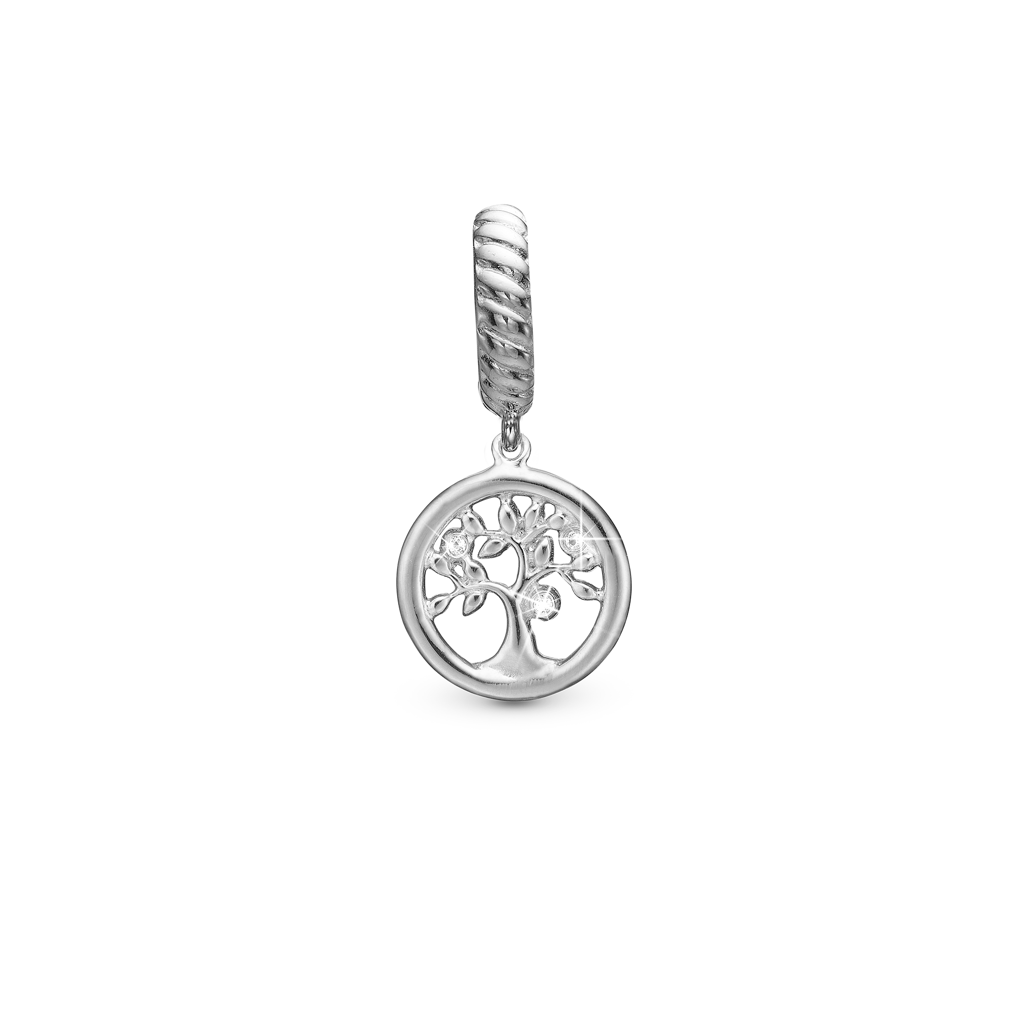 Topaz Tree of Life Charms with sølvBracelet - CHRISTINA