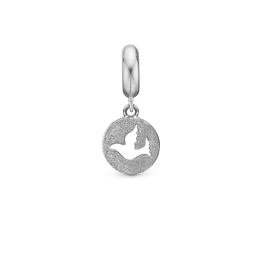 Dove of Peace Charms with sølvBracelet - CHRISTINA