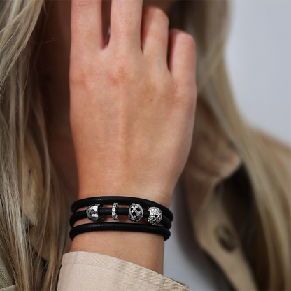 Unforgettable Charms with sølvBracelet - CHRISTINA