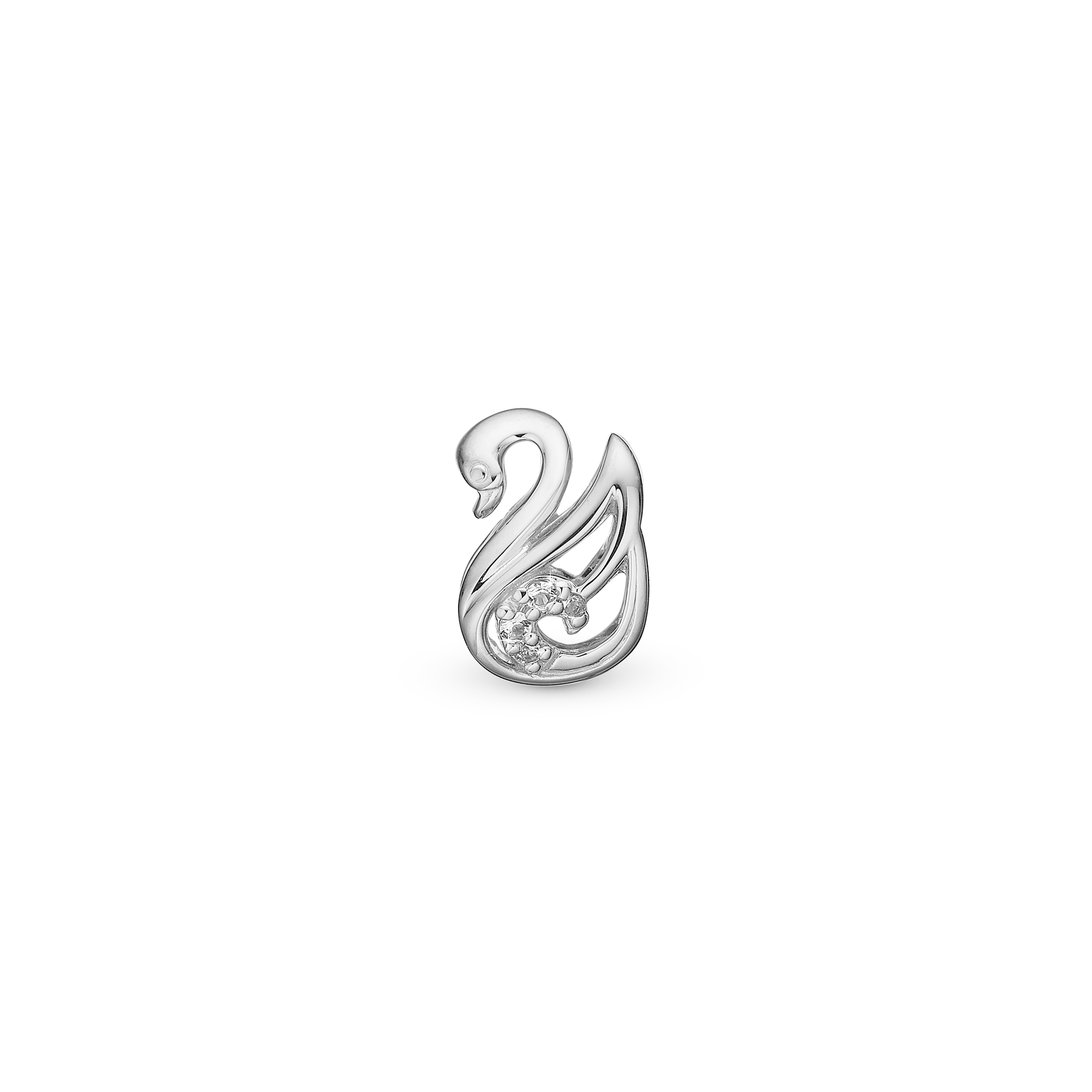 The Swan Charms with sølvBracelet - CHRISTINA