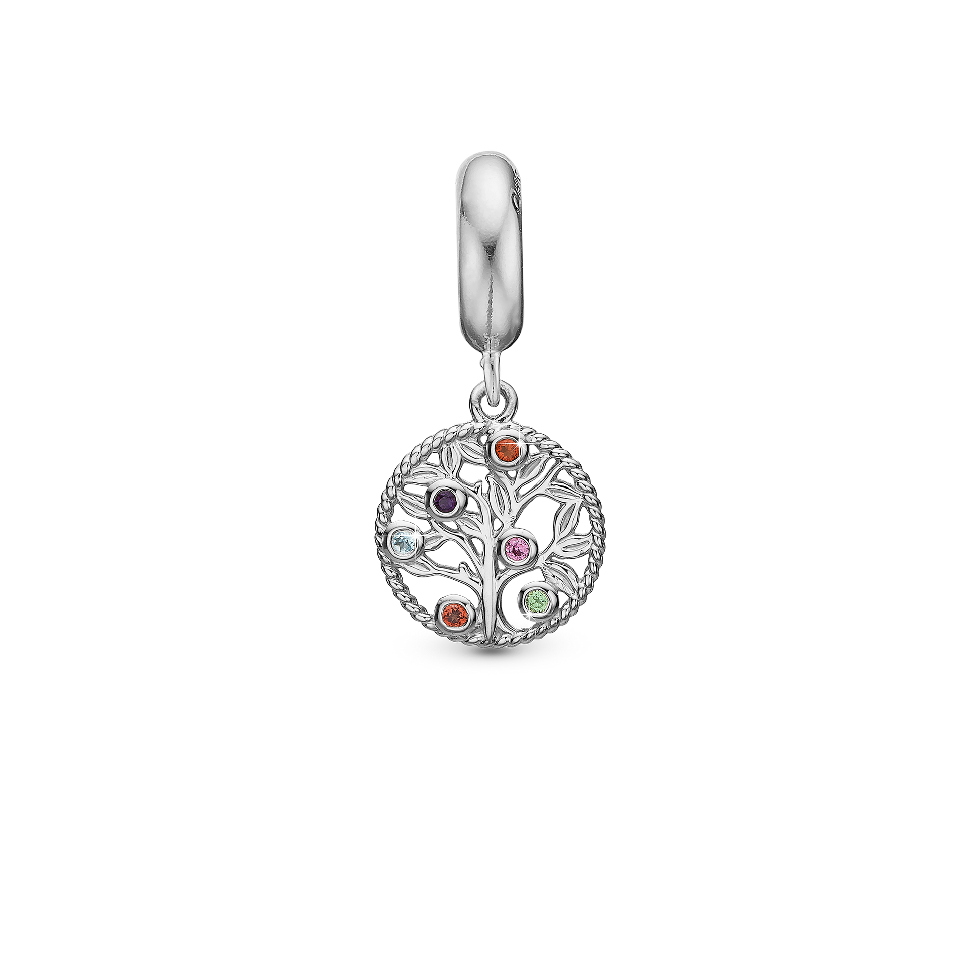 My Family Tree Charms with sølvBracelet - CHRISTINA