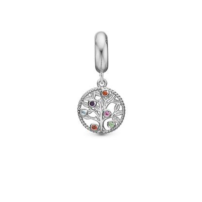 My Family Tree Charms with sølvBracelet - CHRISTINA