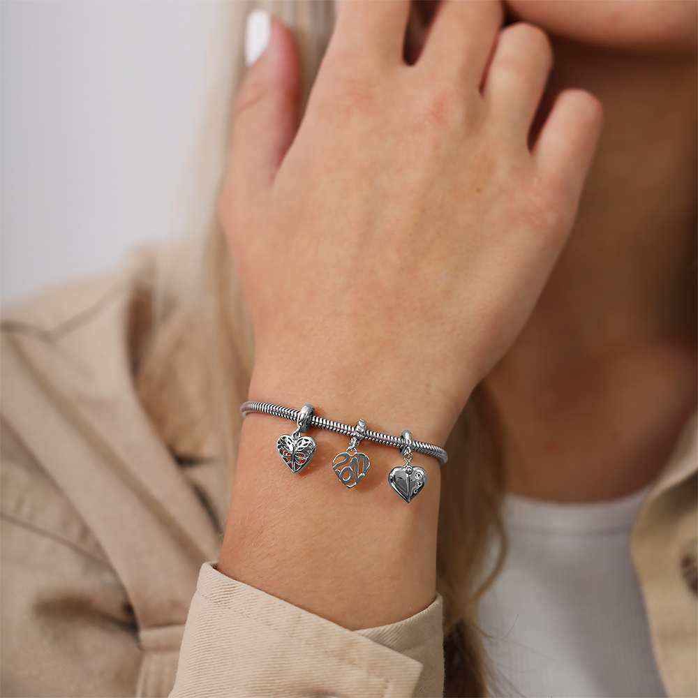 My Secret Charms with sølvBracelet - CHRISTINA