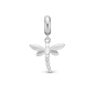 Dragonfly - Drop Earring Charm 4 mm for Bracelet - Sterling Silver