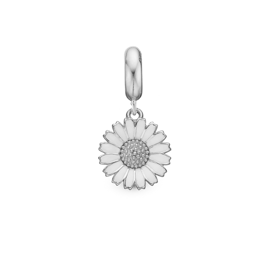Charming Marguerite - Dangle Charm 4 mm with Bracelet - Sterling Silver