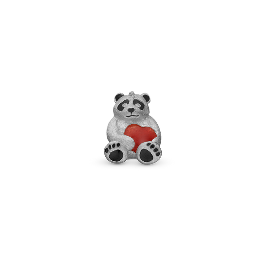Panda - Charm 4 mm for Bracelet - Sterling Silver