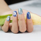 Internet Celebrity Gradient Onion Powder Little Nail Stickers