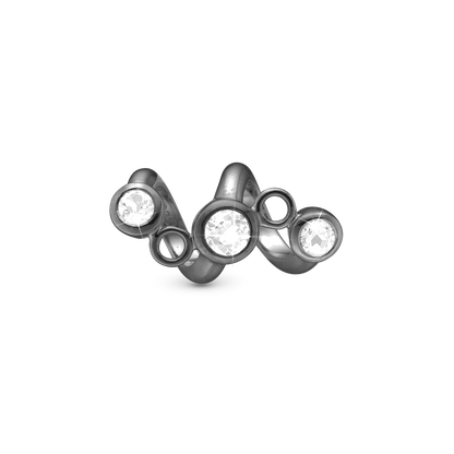 Topaz Twist Charms til læderarmbånd - CHRISTINA