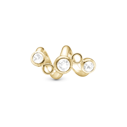 Topaz Twist Charms til læderarmbånd - CHRISTINA