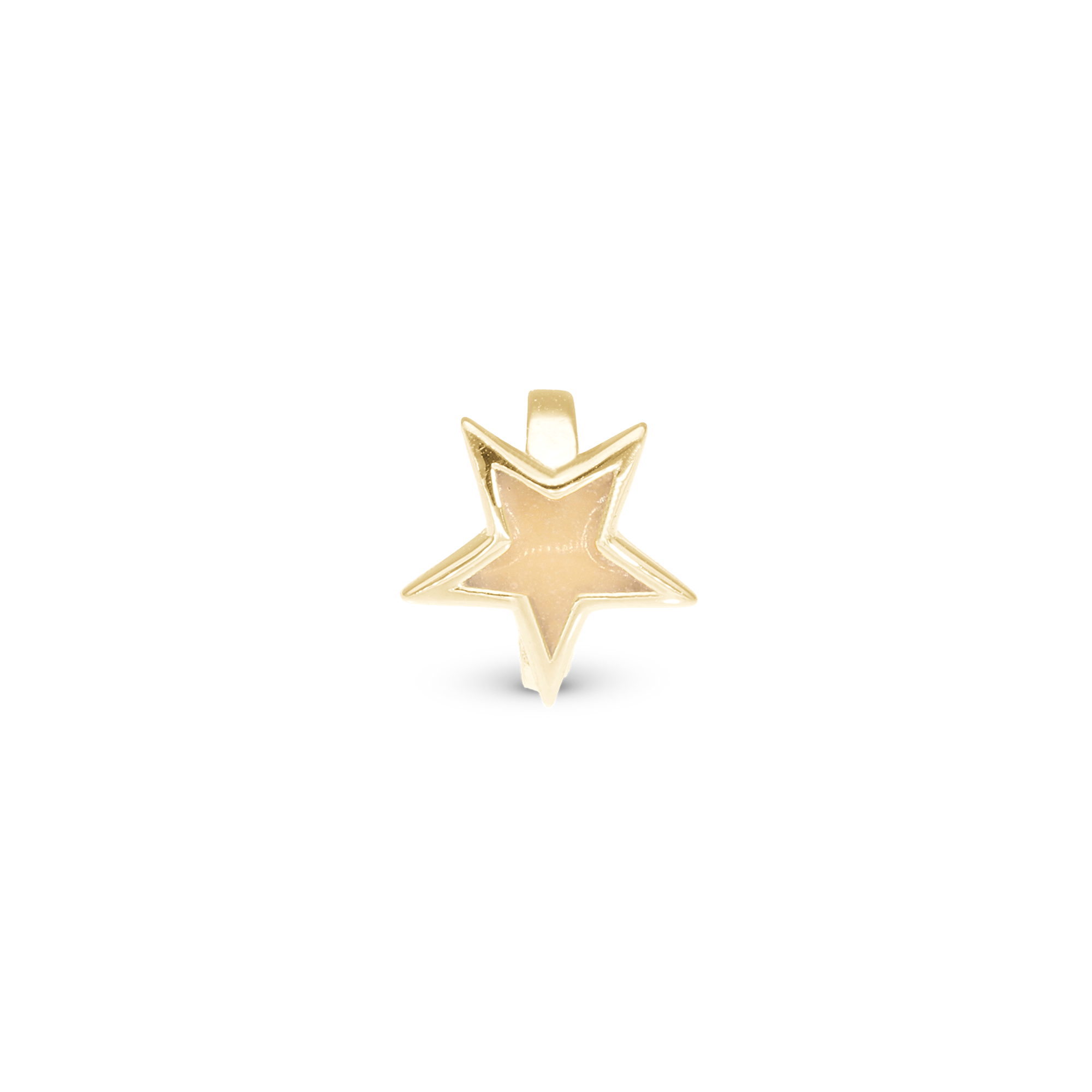 Pearl Dream White Dangle Charm 6 mm for Bracelet – Polished Rose Gold-Plated with 1 Freshwater Pearl