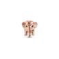 Elephant m 2 sorte safirer rosa forgyldt Charms til læderarmbånd - CHRISTINA