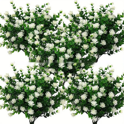 Emulational Eucalyptus Camellia Plastic Plant Artificial Flowers