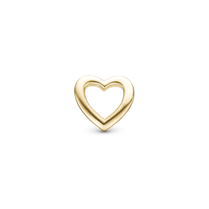 Heart Charms til læderarmbånd - CHRISTINA