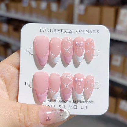 Women's Fashion Hand-painted Handmade Wear Manicure