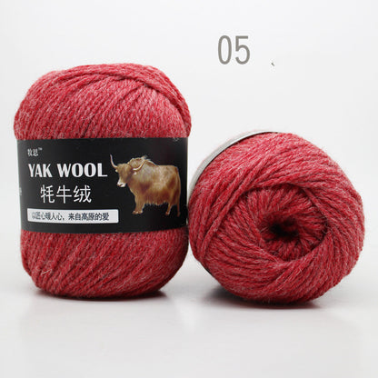 Cow Wool Yarn Scarf Thread Hat 245 Stick Needle Hand-knitted Medium Thick Coat