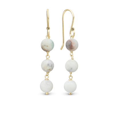 Amazonite øreDrop Earring ØreDrop Earringe - CHRISTINA