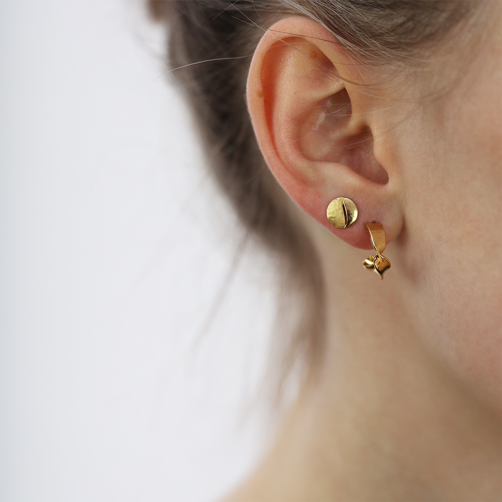 CWatchved Leaf ØreDrop Earringe - CHRISTINA