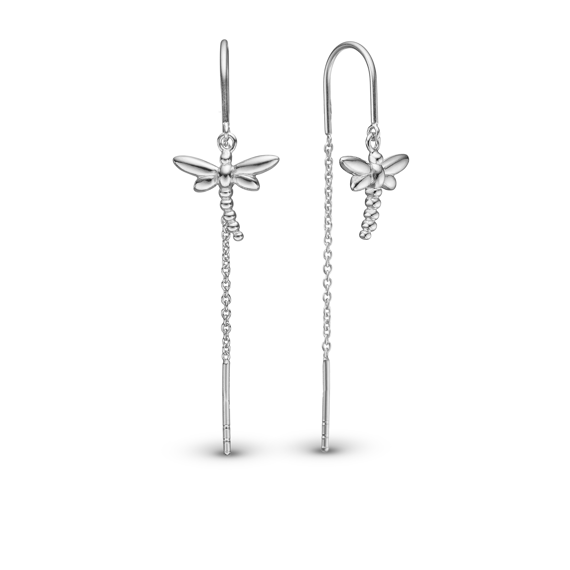 Dragonfly Dangle Earring - Sterling Silver