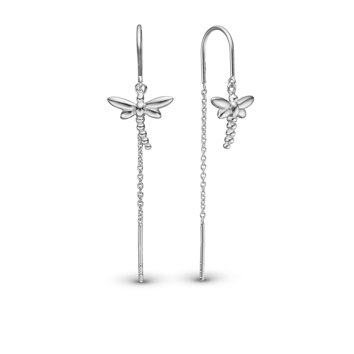 Dragonfly Dangle Earring - Sterling Silver