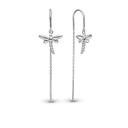 Dragonfly Dangle Earring - Sterling Silver