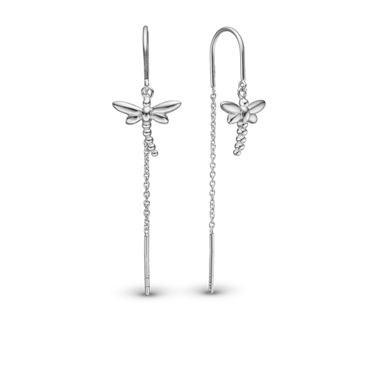 Dragonfly Dangle Earring - Sterling Silver