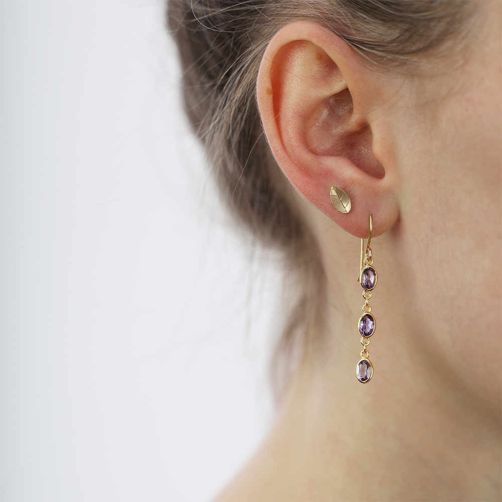 Leafs Stud Earrings Stud Earrings - CHRISTINA