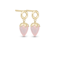 Pink Chalcedony Stud Earrings - CHRISTINA