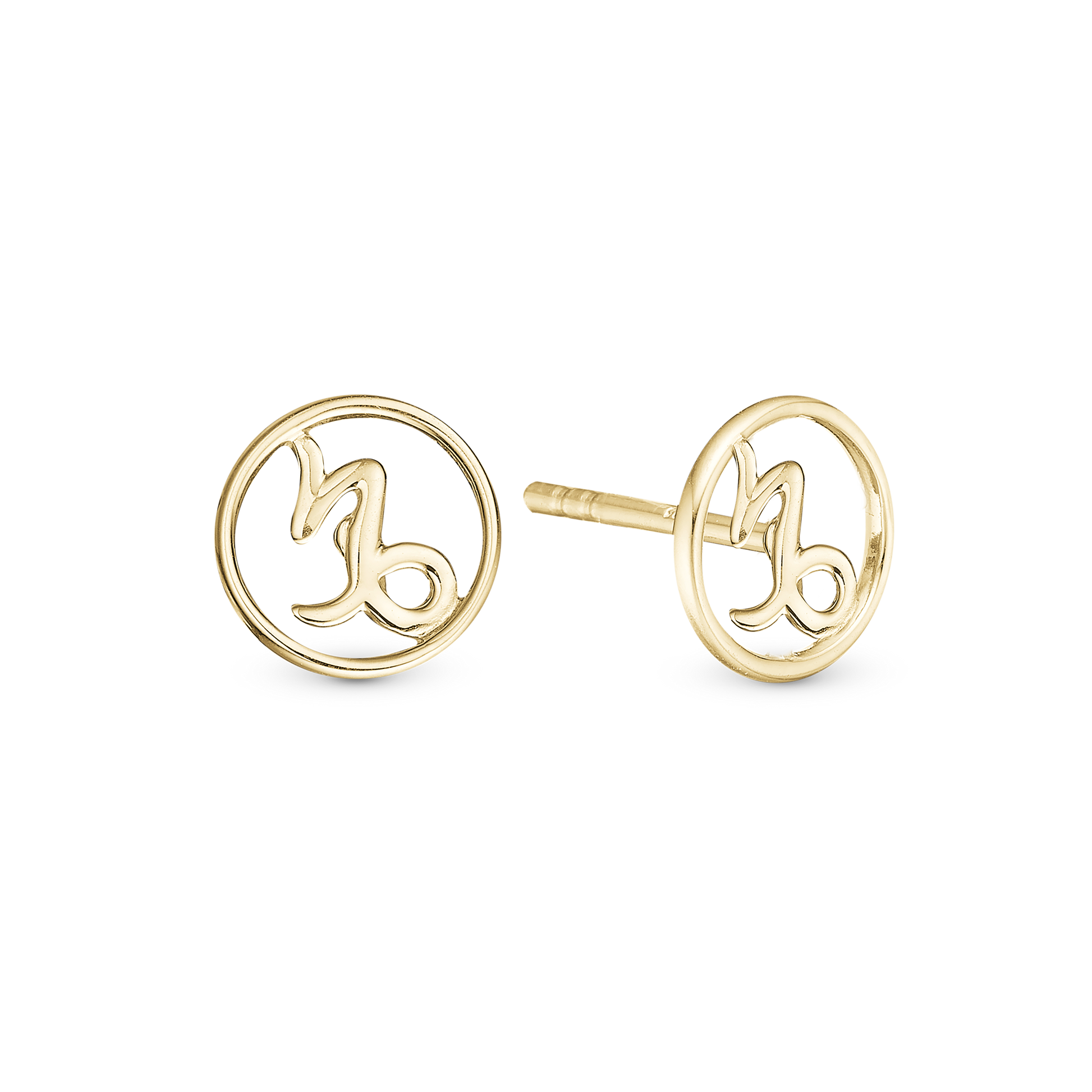 Capricorn Stud Earrings - CHRISTINA