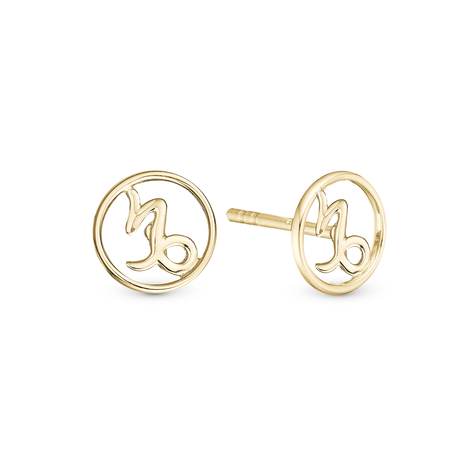 Capricorn Stud Earrings - CHRISTINA