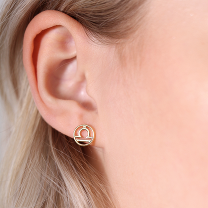 Libra Stud Earrings - CHRISTINA