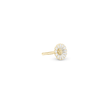 Marguerite Simple Earring Stud / Single Stud - Polished Gold Plated Sterling Silver