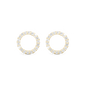 Topaz Circles Stud Earrings Stud Earrings - CHRISTINA