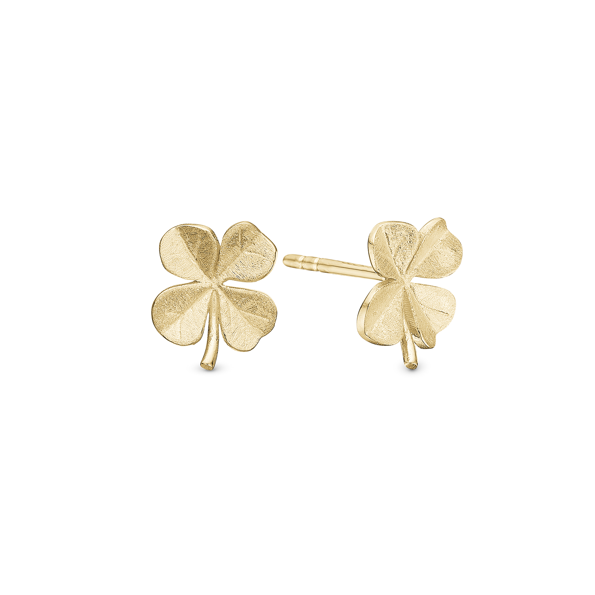 CHRISTINA FoWatch Leaf Clover Stud Earrings Øreringe