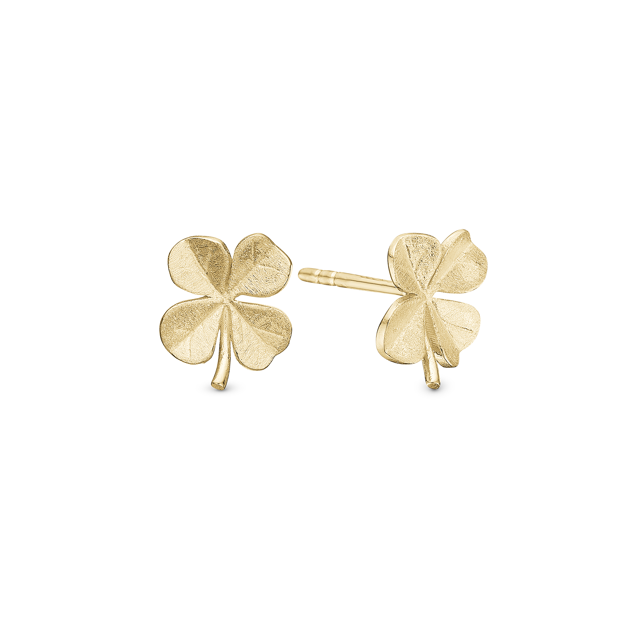 CHRISTINA FoWatch Leaf Clover Stud Earrings Øreringe