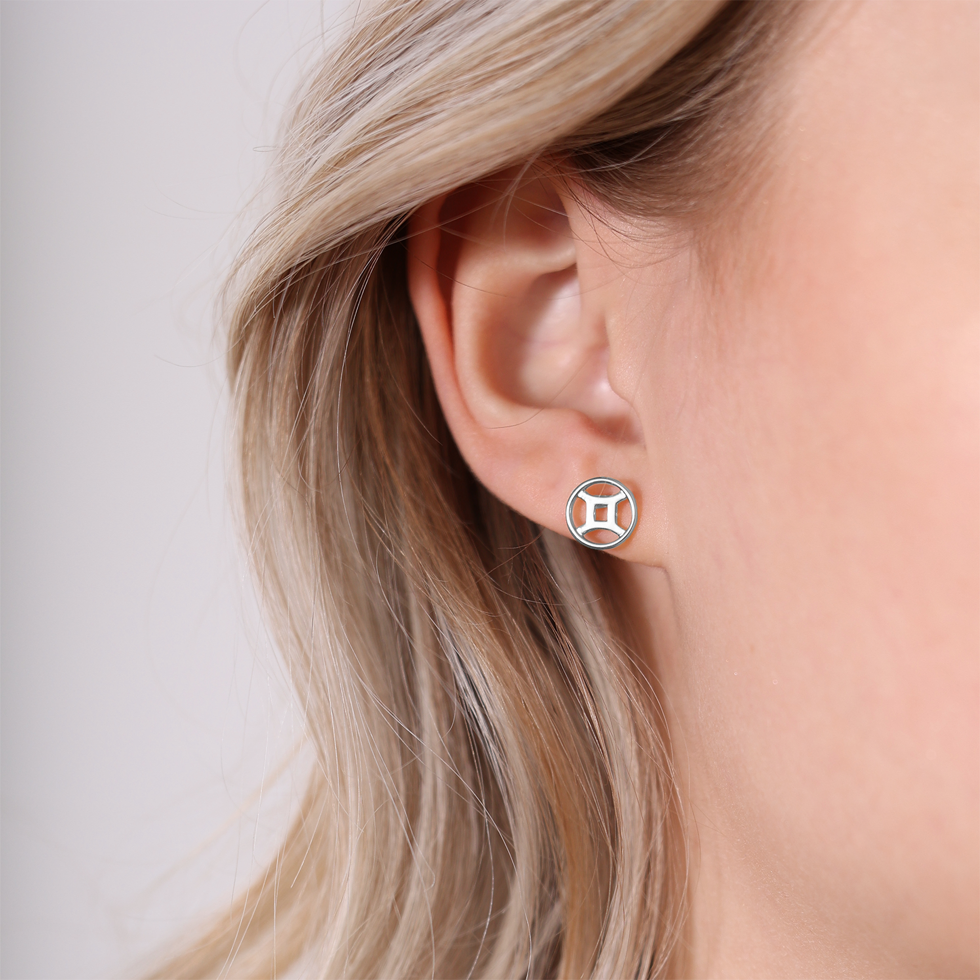 Gemini Stud Earrings - CHRISTINA