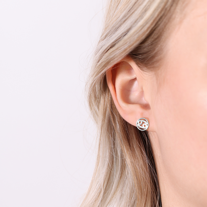 Cancer Stud Earrings - CHRISTINA