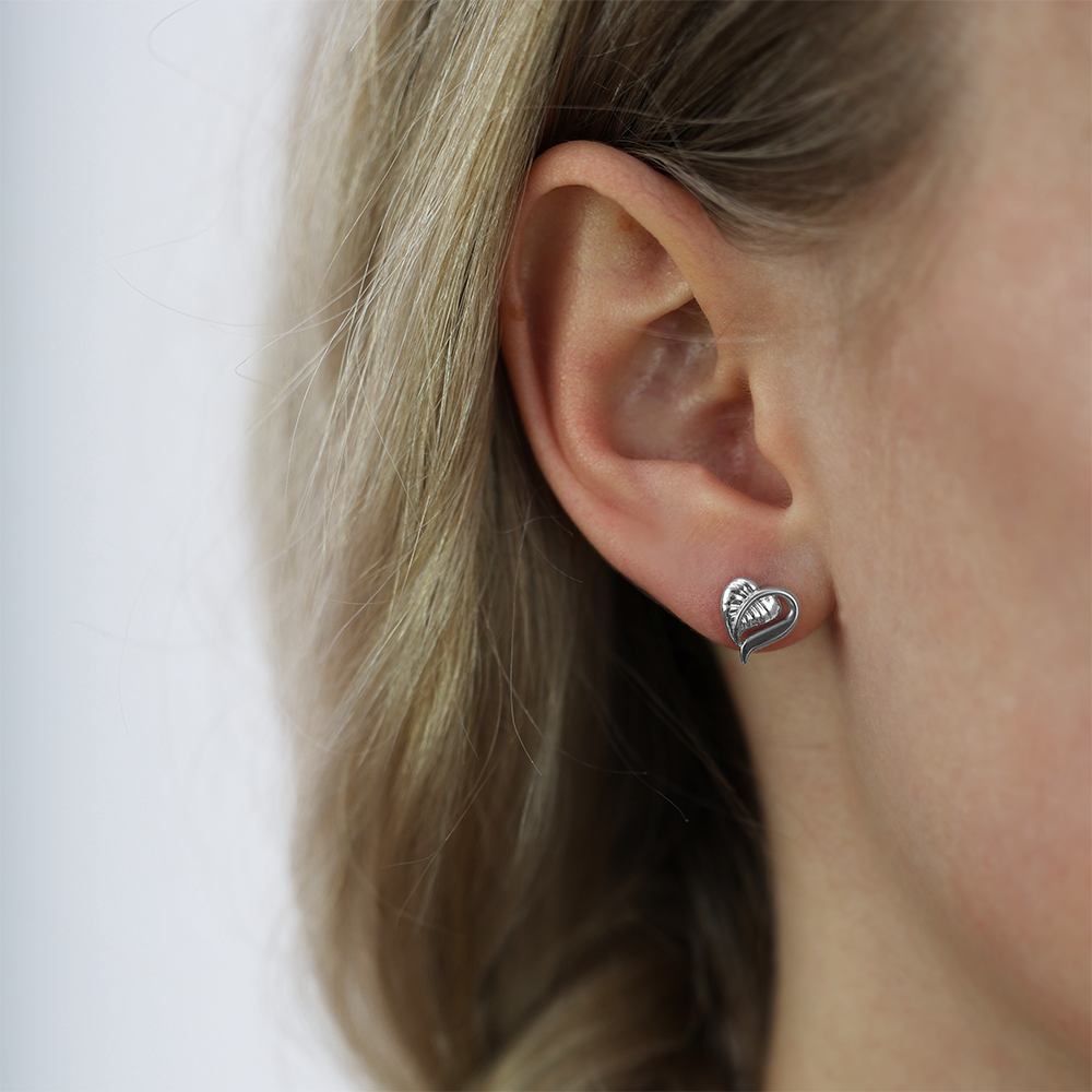 Leaf of Love Stud Earrings Stud Earrings - CHRISTINA