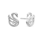 The Swan Stud Earrings Stud Earrings - CHRISTINA