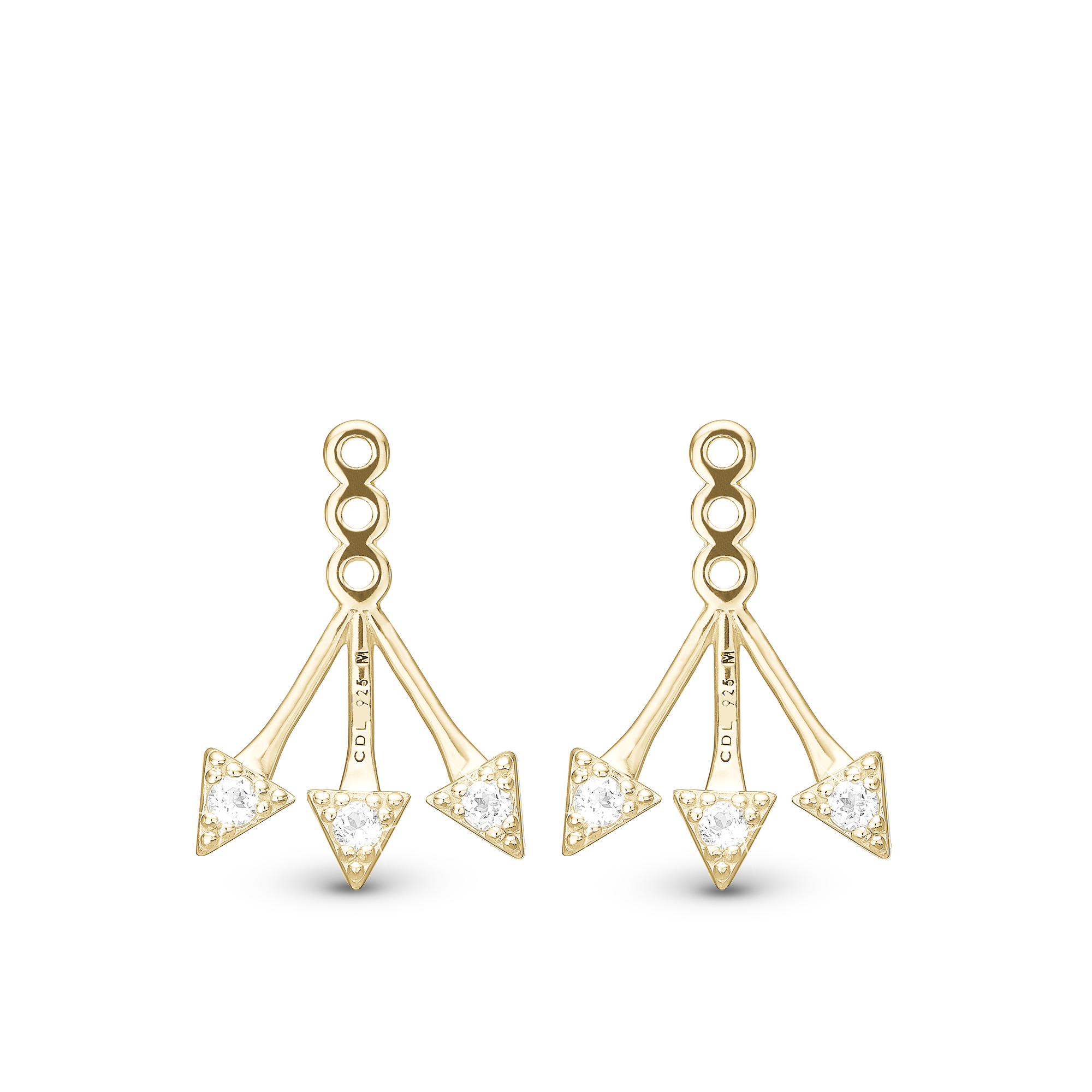 Icicles Add-on - Gold Plated Sterling Silver