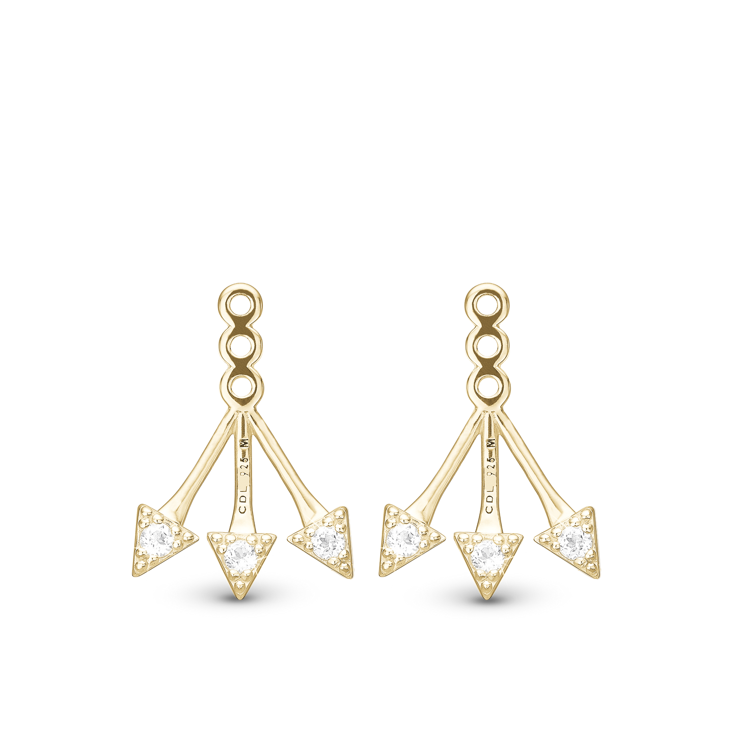 Icicles Add-on - Gold Plated Sterling Silver