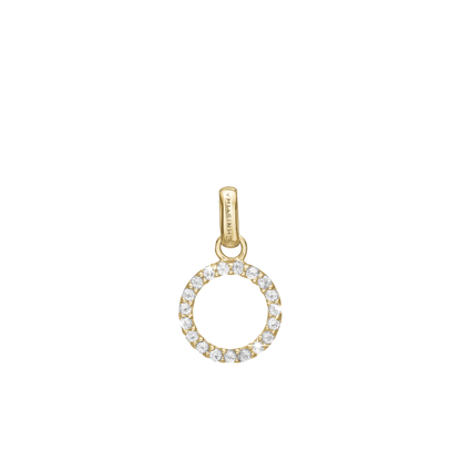 Topaz Circle Earring Pendant - CHRISTINA